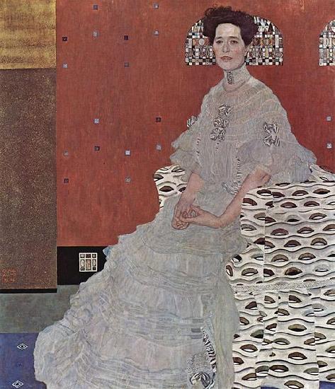 Gustav Klimt Portra der Fritza Riedler